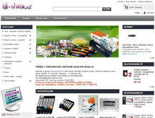 Tablet Screenshot of ink-shop.cz