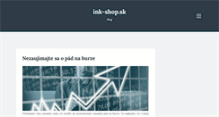 Desktop Screenshot of ink-shop.sk