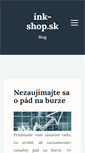 Mobile Screenshot of ink-shop.sk