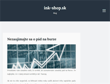Tablet Screenshot of ink-shop.sk